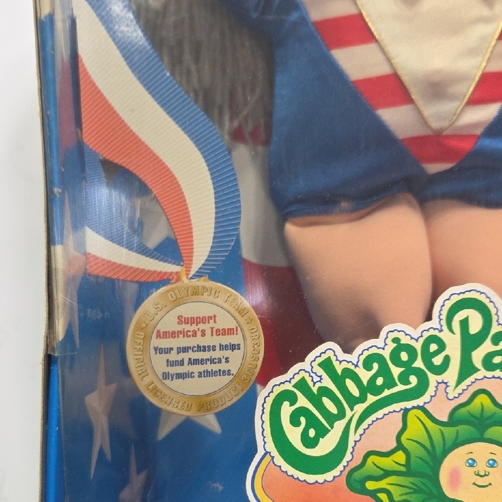OlympiKids Special Edition Cabbage Patch Kids Doll - Blue New In Original Box - Picture 5 of 11